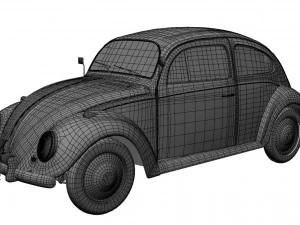 volkswagen beetle 1974 3D Model