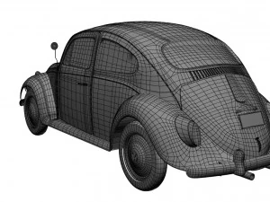volkswagen beetle 1974 3D Model