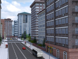 city street 01 3D Model