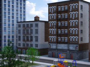 city street 01 3D Model