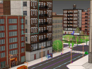 city street 01 3D Model