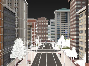 city street 01 3D Model