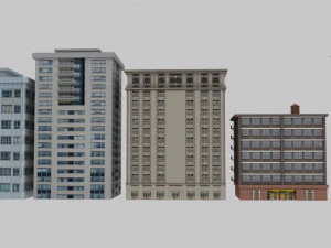 city street 01 3D Model
