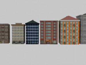 city street 01 3D Model