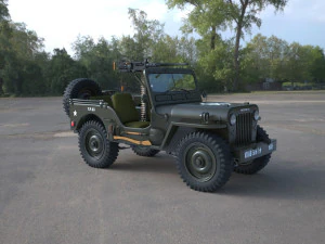 runner 1950 willys m38 jeep 3D Model