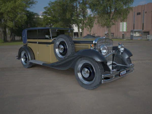 Maybach antik 3D Modell