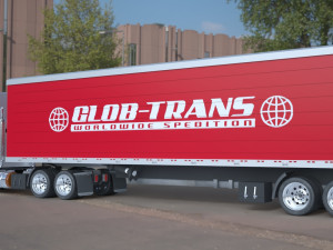 freightliner flt 8664 3D Model