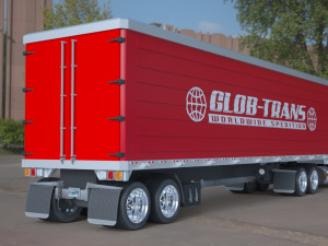 freightliner flt 8664 3D Model