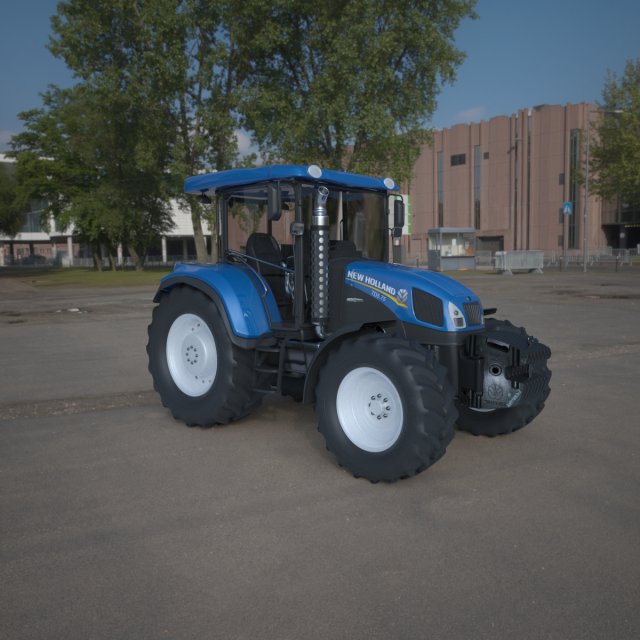 new hollandtractor Modelo 3D .c4d .max .obj .3ds .fbx .stl .blend 
