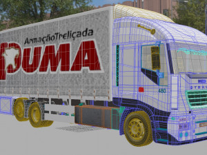 iveco stralis 480 truck 3Dモデル