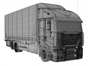 iveco stralis 480 truck 3Dモデル
