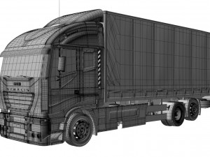 iveco stralis 480 truck 3Dモデル