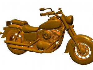 Kawasaki-vulcan-classic-1500 3D-Modell