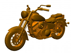 Kawasaki-vulcan-classic-1500 3D-Modell