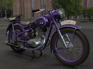 Motorcycle izh-49 3D Model