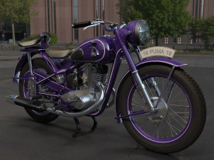 Motorcycle izh-49 3D Модель
