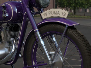 Motorcycle izh-49 3D Model