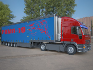 iveco eurotech truck 3D Model