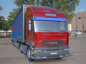 iveco eurotech truck 3D Model