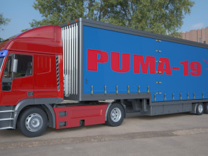 iveco eurotech truck 3D Model
