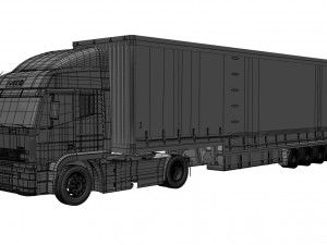 iveco eurotech truck 3D Model