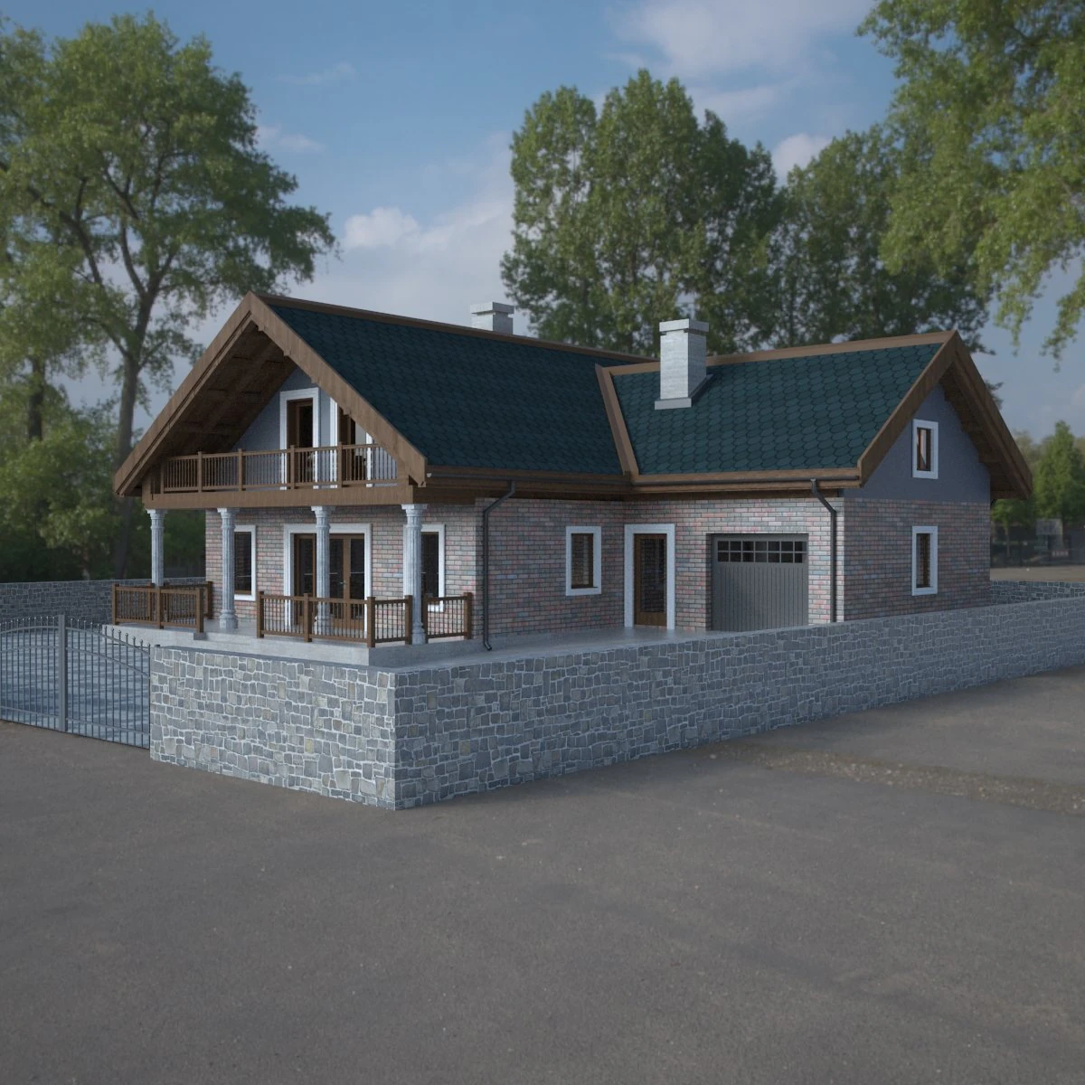 house 3D Model .c4d .max .obj .3ds .fbx .stl .blend 