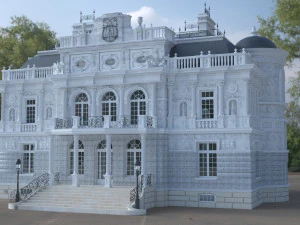 Schloss 3D Modell