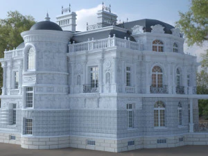 Schloss 3D Modell