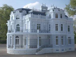 Schloss 3D Modell