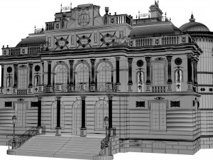 Schloss 3D Modell