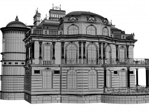 Schloss 3D Modell