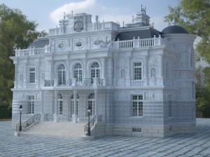 Schloss 3D Modell