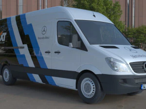 mercedes benz velocista Modelo 3D