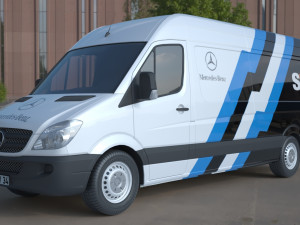 mercedes benz sprinter 3D Model