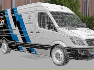 mercedes benz sprinter 3D Model