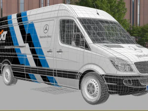 mercedes benz sprinter 3D Model