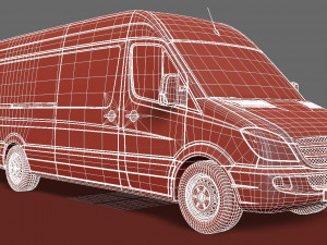 mercedes benz sprinter 3D Model