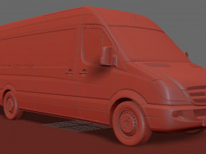 mercedes benz sprinter 3D Model