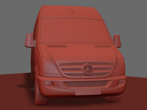 mercedes benz sprinter 3D Model