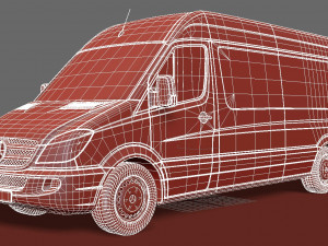 mercedes benz sprinter 3D Model