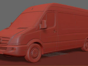 mercedes benz sprinter 3D Model