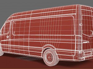 mercedes benz sprinter 3D Model