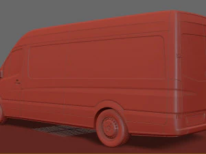 mercedes benz sprinter 3D Model