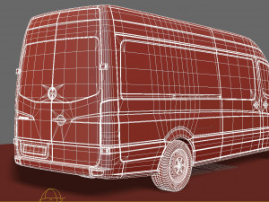 mercedes benz sprinter 3D Model