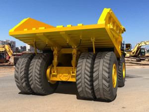 caterpillar 797f mining truck 3D 模型