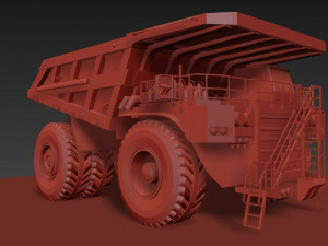 caterpillar 797f mining truck 3D 模型
