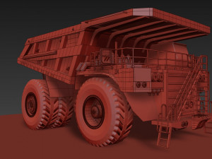caterpillar 797f mining truck 3D 模型