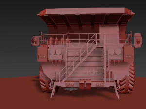 camion da miniera caterpillar 797f Modello 3D