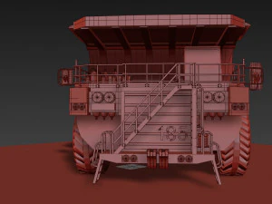 camion da miniera caterpillar 797f Modello 3D