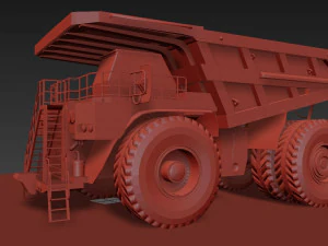 camion da miniera caterpillar 797f Modello 3D